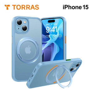10Gg[Ń|Cg19{ yKXtBz TORRAS UPRO Ostand Pro Case iPhone15 15pro 15promax P[X  ϏՌ ی ʕیKX tی ČRMILKi OX^h 360x]