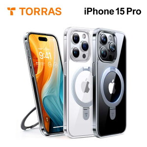 yKXtBz TORRAS UPRO Ostand Clear Case iPhone15 15pro 15Plus 15promax P[X  ϏՌ ی ʕیKX ϖh~ ČRMILKi OX^h