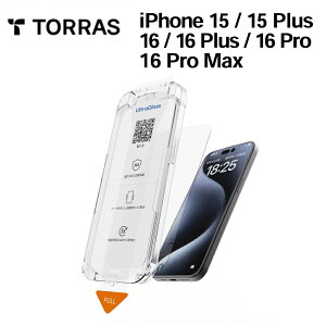 Torras UltraGlass High Definition Screen Protector for iPhone15 15Plus 16 16Plus 16Pro 16ProMax ϏՌ ی ʕیKX tی