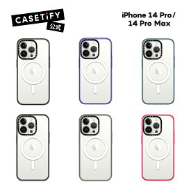 【公式】CASETiFY iPhone 14Pro iPhone 14ProMax コンパクトケース耐衝撃 保護ケース 透明 コンパクトケース ワイヤレス充電に対応