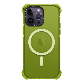 【公式】CASETiFY iPhone 14ProMax MagSafe 対応 ウルトラインパクト ケース 耐衝撃 保護ケース 透明 ワイヤレス充電に対応 MagSafe 対応 グロッシー ブラック キウイ グリーン バブルガム ピンク