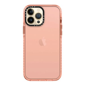 �y�����zCASETiFY iPhone 13ProMax �C���p�N�g�P�[�X �ϏՌ� �ی�P�[�X ���� ���C�����X�[�d�ɑΉ� �N���A �s���N �I�[���� �s�[�` �T���Z�b�g (�O���f�[�V����) ���C�g�p�[�v�� �X���[�L�[�u���[ 