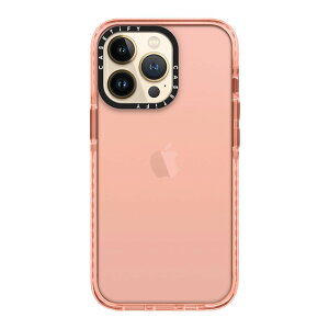 �y�����zCASETiFY iPhone 13Pro �C���p�N�g�P�[�X �ϏՌ� �ی�P�[�X ���� ���C�����X�[�d�ɑΉ� �N���A �s���N �s�[�` ���C�g�p�[�v�� �X���[�L�[�u���[ �R�[�����z���C�g �N���A �t���X�g �N��