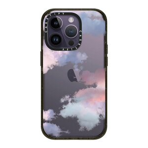 �y�����zCASETiFY iPhone 14Pro �C���p�N�g�P�[�X �N���A �u���b�N �N���A �t���X�g Duty Free Clouds Skater JOHN Bunnies Love Space Hipster Frenchie Black Floral iPhone�P�[�X iPhone 14Pro �ϏՌ� �ی�P�[�X ����
