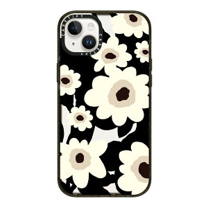 �y�����zCASETiFY iPhone 14Plus �C���p�N�g�P�[�X �N���A �u���b�N �N���A �t���X�g Casetify Bunnies by foxy illustrations Flowers Rainbow Color Wheel PP-0008 iPhone�P�[�X iPhone 14Plus �ϏՌ� �ی�P�[�X ����