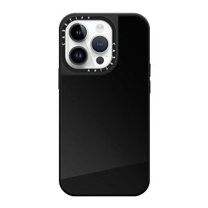 �y�����zCASETiFY iPhone 14Pro MagSafe �Ή� �~���[�P�[�X �ϏՌ� �ی�P�[�X ���C�����X�[�d�ɑΉ� MagSafe �Ή� �V���o�[ (�u���b�N�o���p�[)