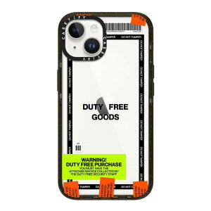 �y�����zCASETiFY iPhone14 �C���p�N�g�P�[�X �N���A �u���b�N �N���A �t���X�g Duty Free Clouds Skater JOHN Bunnies Love Space Hipster Frenchie Black Floral iPhone�P�[�X iPhone14 �ϏՌ� �ی�P�[�X ����