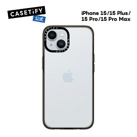 【公式】 CASETiFY iPhone15 iPhone 15Pro iPhone 15ProMax iPhone 15Plus コンパクト 滑り止めグリップ 保護ケース クリアブラック