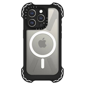 �y�����zCASETiFY iPhone 15Pro iPhone 15Pro Max �E���g���o�E���X�P�[�X �ϏՌ� �ی� �P�[�XMagSafe�Ή� �N���A �u���b�N