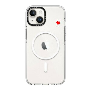 �y�����zCASETiFY iPhone14 iPhone 14Pro �N���A�P�[�X MagSafe�Ή� Bunnies Small Hunter Hipster Frenchie Black Pug Lift Clouds Skater JOHN White and Black Floral Love Space �ϏՌ� �ی�P�[�X ����