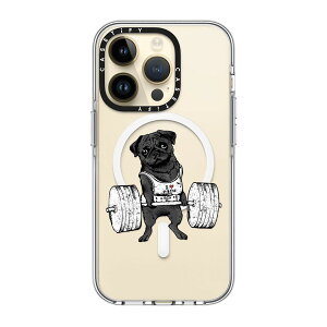 �y�����zCASETiFY iPhone14 iPhone 14Pro �N���A�P�[�X MagSafe�Ή� Bunnies Small Hunter Hipster Frenchie Black Pug Lift Clouds Skater JOHN White and Black Floral Love Space �ϏՌ� �ی�P�[�X ����