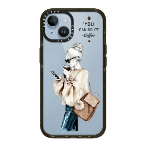 yzCASETiFY iPhone14 CpNgP[X NA ubN NA tXg Girl and coffee Baby Bear by Katie Benn Flowers Aries Moross Sticker iPhoneP[X iPhone14 ϏՌ یP[X 