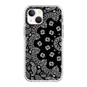 �y�����zCASETiFY iPhone 13Mini �C���p�N�g�P�[�X �N���A �u���b�N �N���A �t���X�g Duty Free Pizza Wizard Clouds Dog Park King Louis iPhone�P�[�X iPhone 13Mini �ϏՌ� �ی�P�[�X ����