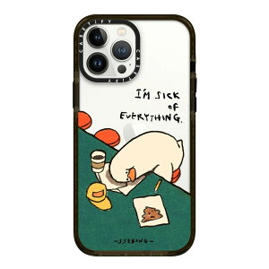�y�����zCASETiFY iPhone 13ProMax �C���p�N�g�P�[�X �N���A �u���b�N �N���A �t���X�g Below 30 Degrees Pug Corn DAISIES Eat Your Clouds I'm sick of everything Bunnies by foxy illustrations iPhone�P�[�X iPhone 13ProMax �ϏՌ� ��