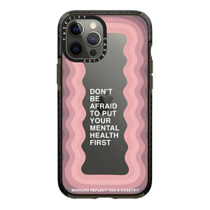 �y�����zCASETiFY iPhone 12ProMax �C���p�N�g�P�[�X �N���A �u���b�N �N���A �t���X�g Duty Free Girl and Coffee Clouds Stitches The Bear iPhone�P�[�X iPhone 12ProMax �ϏՌ� �ی�P�[�X ����