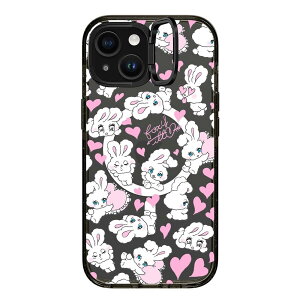 �y�����zCASETiFY CASETiFY iPhone 15 15Pro 15Pro Max 15Plus �C���p�N�g�P�[�X �N���A �P�[�X �C���p�N�g �����O�X�^���h �P�[�X MagSafe�Ή� �ϏՌ� �ی�P�[�X Sweetheart Mix miniJOHN Bunnies Duty Free Strawberry Mix Dai