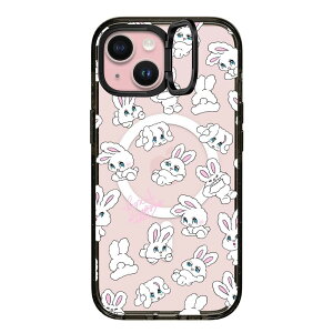 �y�����zCASETiFY CASETiFY iPhone 15 15Pro 15Pro Max 15Plus �C���p�N�g�P�[�X �N���A �P�[�X �C���p�N�g �����O�X�^���h �P�[�X MagSafe�Ή� �ϏՌ� �ی�P�[�X Sweetheart Mix miniJOHN Bunnies Duty Free Strawberry Mix Dai