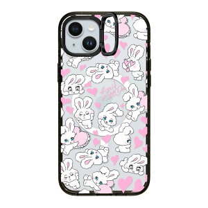 �y�����zCASETiFY CASETiFY iPhone 15 15Pro 15Pro Max 15Plus �C���p�N�g�P�[�X �N���A �P�[�X �C���p�N�g �����O�X�^���h �P�[�X MagSafe�Ή� �ϏՌ� �ی�P�[�X Sweetheart Mix miniJOHN Bunnies Duty Free Strawberry Mix Dai