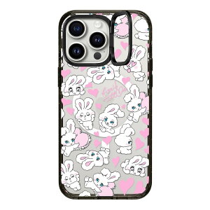 �y�����zCASETiFY CASETiFY iPhone 15 15Pro 15Pro Max 15Plus �C���p�N�g�P�[�X �N���A �P�[�X �C���p�N�g �����O�X�^���h �P�[�X MagSafe�Ή� �ϏՌ� �ی�P�[�X Sweetheart Mix miniJOHN Bunnies Duty Free Strawberry Mix Dai