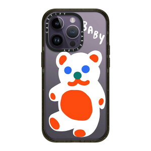 yzCASETiFY iPhone 14Pro CpNgP[X NA ubN NA tXg Clear Polka Daub Hearts Baby Bear by Katie Benn Flowers Aries Moross Sticker iPhoneP[X iPhone 14Pro ϏՌ یP[X 