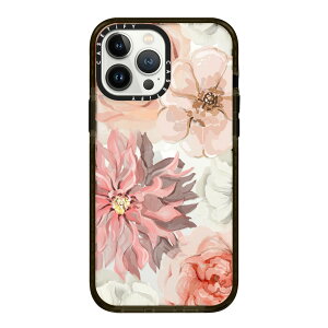 �y�����zCASETiFY iPhone 13ProMax �C���p�N�g�P�[�X �N���A �u���b�N �N���A �t���X�g Hipster Frenchie Black Love Space Flowers Black Pug Lift PP-0008 iPhone�P�[�X iPhone 13ProMax �ϏՌ� �ی�P�[�X ����