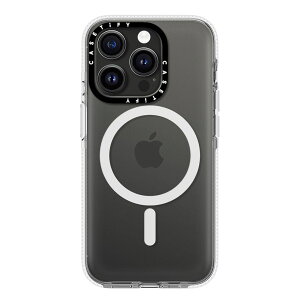 �y�����zCASETiFY iPhone 15 iPhone 15Pro iPhone 15Pro Max iPhone 15Plus �N���A�P�[�X �ϏՌ� �ی�P�[�X ���� ���C�����X�[�d�ɑΉ� MagSafe �Ή�