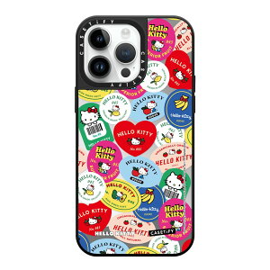 �y�����zCASETiFY Hello Kitty �R���{ iPhone14 Pro Max iPhone 14Pro iPhone14 �N���A �P�[�X �C���p�N�g�P�[�X MagSafe�Ή� �~���[�P�[�X MagSafe�Ή� �R���{ �ϏՌ� �ی�P�[�X ��������̐F