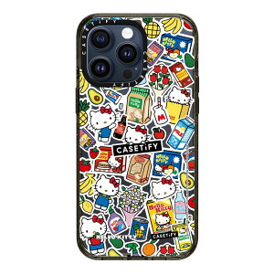 �y�����zCASETiFY Hello Kitty �R���{ iPhone15 Pro Max iPhone 15Pro iPhone15 �C���p�N�g�P�[�X MagSafe�Ή��ϏՌ� �ی�P�[�X �N���A�u���b�N