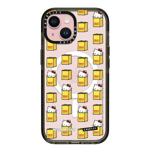 �y�����zCASETiFY Hello Kitty �R���{ iPhone15 Pro Max iPhone 15Pro iPhone15 �N���A �P�[�X �C���p�N�g�P�[�X MagSafe�Ή� �~���[�P�[�X MagSafe�Ή� �R���{ �ϏՌ� �ی�P�[�X ��������̐F