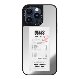 �y�����zCASETiFY Hello Kitty �R���{ iPhone15 Pro Max iPhone 15Pro iPhone15 �~���[�P�[�X MagSafe�Ή� �R���{ �ϏՌ� �ی�P�[�X �V���o�[ (�u���b�N�o���p�[)