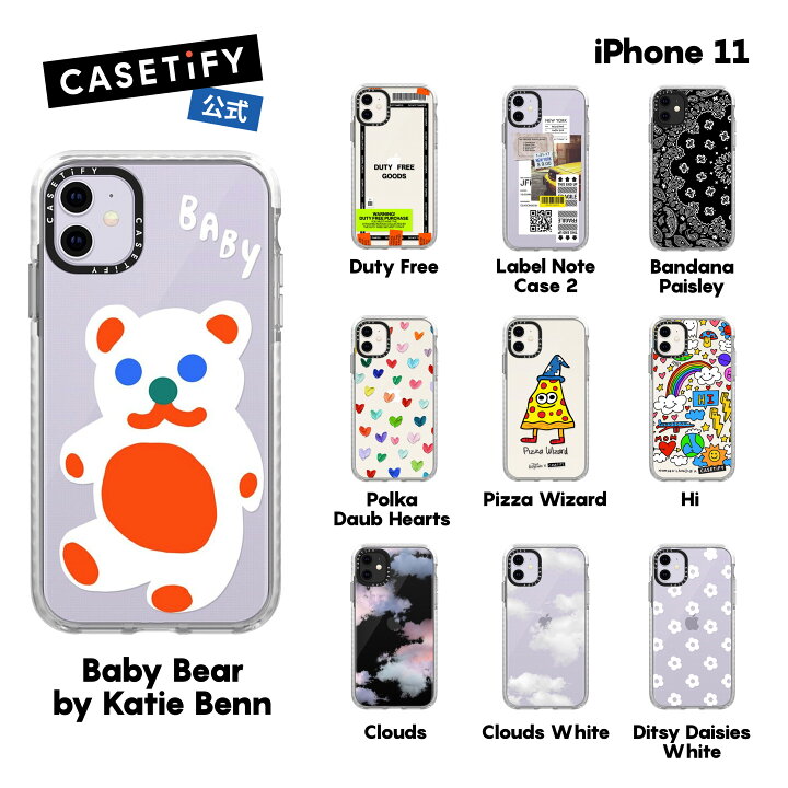 楽天市場】【公式】CASETiFY iPhone11 インパクトケース クリア 
