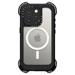 �y�����z CASETiFY iPhone 15Pro iPhone 15ProMax �o�E���X �G�N�X�g���[�� �v���e�N�g�P�[�X �h�� Magsafe �Ή� �N���A�u���b�N