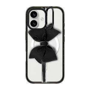 �y�����zCASETiFY iPhone 16 iPhone 16Pro iPhone 16Pro Max iPhone 16Plus �C���p�N�g�����O�X�^���h�P�[�X ���C�����X�[�d�ɑΉ� MagSafe �Ή� �}���`�J���[ miniJOHN Black Bow Daisy by Katie-s Collective LATE NIGHT