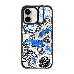 �y�����zCASETiFY iPhone 16 iPhone 16Pro iPhone 16Pro Max iPhone 16Plus �C���p�N�g�����O�X�^���h�P�[�X ���C�����X�[�d�ɑΉ� MagSafe �Ή� �}���`�J���[ miniJOHN Black Bow Daisy by Katie-s Collective LATE NIGHT