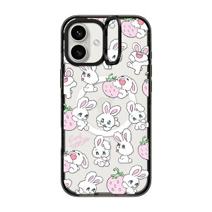 �y�����zCASETiFY iPhone 16 iPhone 16Pro iPhone 16Pro Max iPhone 16Plus �C���p�N�g�����O�X�^���h�P�[�X ���C�����X�[�d�ɑΉ� MagSafe �Ή� �}���`�J���[ miniJOHN Black Bow Daisy by Katie-s Collective LATE NIGHT