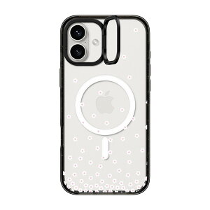 �y�����zCASETiFY iPhone 16 iPhone 16Pro iPhone 16Pro Max iPhone 16Plus �C���p�N�g�����O�X�^���h�P�[�X ���C�����X�[�d�ɑΉ� MagSafe �Ή� �}���`�J���[ miniJOHN Black Bow Daisy by Katie-s Collective LATE NIGHT