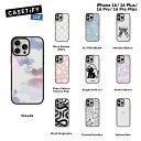 【公式】 CASETiFY iPhone16 iPhone 16Pro iPhone 16ProMax iPhone 16Plus コンパクトケース 耐衝撃 保護ケース 透明 ワイヤレス充電に対応 ブラック Clouds Ditsy Daisies White Black Kingsnake Chrome Doodles Sakura Rain