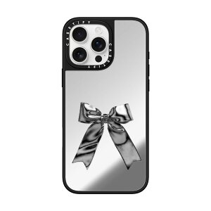 �y�����zCASETiFY iPhone16 iPhone16Plus iPhone 16Pro iPhone 16Pro Max iPhone15 iPhone 15Pro iPhone 15ProMax iPhone14 iPhone13 MagSafe �Ή��~���[�P�[�X �V���o�[ (�u���b�N�o���p�[�j�u���b�N (�u���b�N�o���p�[) Metallic Ribb