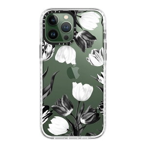 �y�����zCASETiFY iPhone 13ProMax �C���p�N�g�P�[�X �N���A �u���b�N �N���A �t���X�g Hipster Frenchie Black Love Space Flowers Black Pug Lift PP-0008 iPhone�P�[�X iPhone 13ProMax �ϏՌ� �ی�P�[�X ����