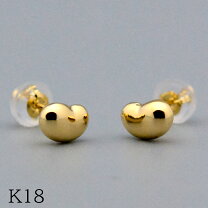 楽天市場】ピアス ビーンズ k18（レディースジュエリー・アクセサリー 