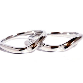 クリエイトリンクペアリングハードプラチナ2本製作 メンズ＆レディースダイヤモンドpt950 pair ring ペアリングマリッジリング結婚指輪結びをモチーフにしたUラインペアリング