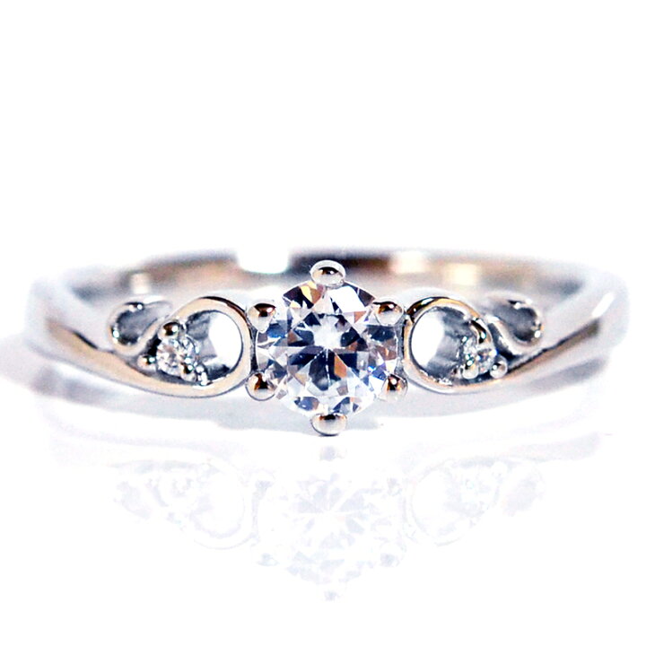 楽天市場】アラベスクティアラハードプラチナダイヤモンドリング0.32ct 