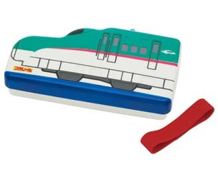 キャラクターお弁当箱-ランチボックスダイカットランチボックスプラレールはやぶさ〔ランチボックス/キャラクターお弁当箱/お弁当箱/運動会/行楽〕