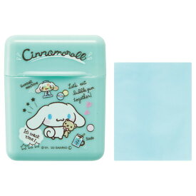 [5月30日 P15倍]紙せっけん 50枚入り シナモロール おやつタイム 紙石鹸 便利 持ち運び 香り付き 匂い付き せっけんの香り かわいい キャラクター シナモン サンリオ Sanrio