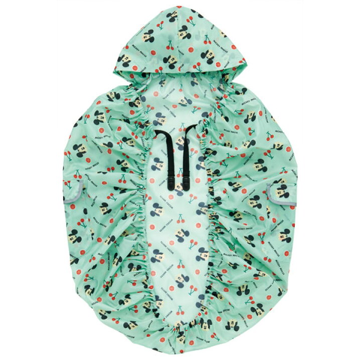 楽天市場 ベビーレインケープ ミッキーマウス レイングッズ レインカバー 雨具 梅雨 雨対策 風よけ 防寒 お出かけ 雨の日 外出 フード付き 収納袋付き 撥水 はっ水 2way キャラクター ディズニー Disney スケーター スケーター公式ショップ