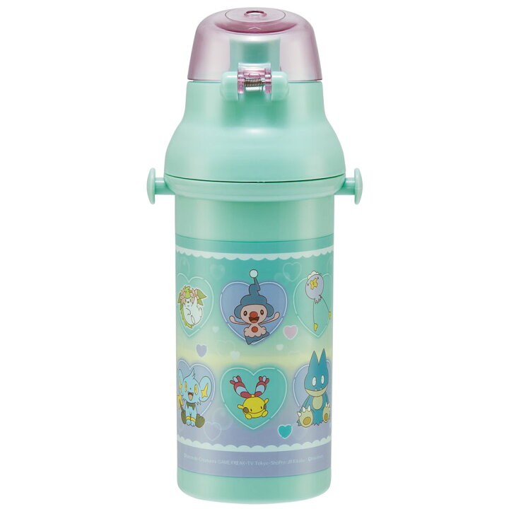 楽天市場 480ml 子供用 直飲み 水筒 ポケットモンスター ハートバブル ポケモン 食洗機対応 抗菌加工 プラスチック製 日本製 ベルト付き パッキン付き 人気 男の子 女の子 子ども用 キャラクター Psb5sanag Bpaフリー スケーター スケーター公式ショップ