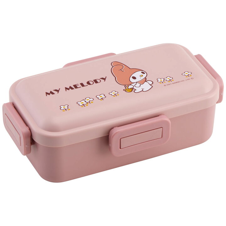楽天市場 抗菌食洗機対応ふわっと弁当箱 530ml マイメロディ レトロ 銀イオン Ag 抗菌加工 お弁当箱 一段 1段 ランチボックス 4点ロック ふんわりフタ 子供 子ども サンリオキャラクターズレトロ サンリオ キャラクターズ レトロ Sanrio スケーター スケーター
