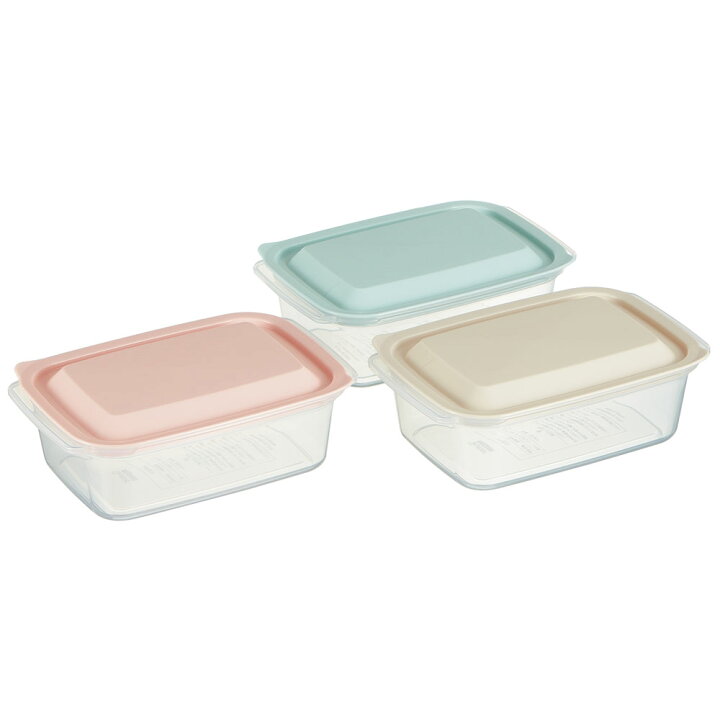 楽天市場 19日 P10倍 保存容器 530ml 3個セット アソート キッチン 保存 食材保存 お弁当箱 ランチボックス 容器 フードコンテナ 電子レンジ対応 保存容器 シンプル かわいい スケーター スケーター公式ショップ