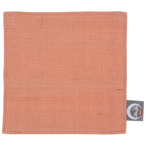 手織り 麻 コースター 鴻月 ピンク おしゃれ シンプル 来客 おもてなし 布 四角 日本製 KOOCS1 4973307573453 スケーター