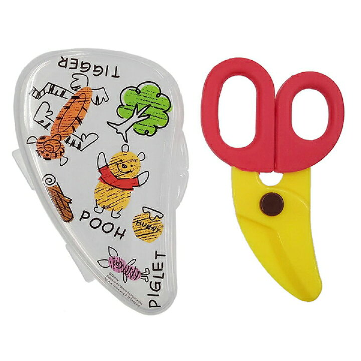 楽天市場 19日 P10倍 離乳食フードカッター くまのプーさん スケッチ 食品 食材 はさみ ハサミ カッター 切り分け プラスチック製 ケース付き ディズニー Disney Pooh スケーター Disneyzone スケーター公式ショップ